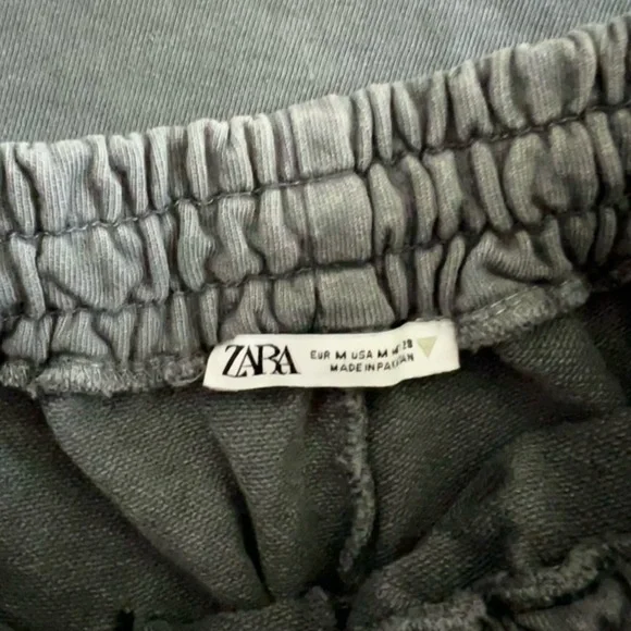 Zara Washed Effect Gray Two Piece Set - Picture 3 of 3